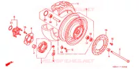 ROUE ARRIERE pour Honda VALKYRIE 1500 F6C de 1999