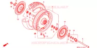 ROUE AVANT pour Honda VALKYRIE 1500 F6C de 1999