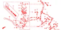 MAITRE CYLINDRE DE FREIN AVANT pour Honda VALKYRIE 1500 F6C de 2000