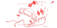 ENTOURAGE DE COMPTEUR (GL1500SEL/M/N/P/R/S) pour Honda GL 1500 GOLD WING SE de 1992