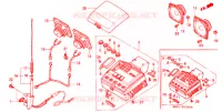 RADIO pour Honda GL 1500 GOLD WING SE de 1992