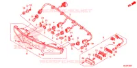 FEUX ARRIERE pour Honda F6B 1800 BAGGER AC de 2014