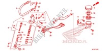 MAITRE CYLINDRE DE FREIN ARRIERE pour Honda GL 1800 GOLD WING ABS NAVI de 2012
