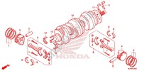 VILEBREQUIN   PISTON pour Honda GOLD WING 1800 F6C VALKYRIE de 2014