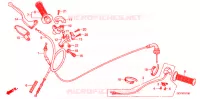 LEVIER DE GUIDON   CABLE   COMMODO pour Honda CRF 70 de 2010