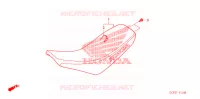 SELLE pour Honda CRF 70 de 2010