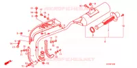 SILENCIEUX D'ECHAPPEMENT pour Honda CRF 70 de 2010
