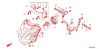 PHARE pour Honda NC 750 X ABS DCT LOWER, E Package de 2014