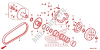 EMBRAYAGE pour Honda GIORNO 50 de 2013