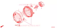 PHARE pour Honda 50 METROPOLITAN de 2016