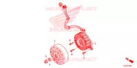 ROTOR   STATOR pour Honda 50 METROPOLITAN de 2016
