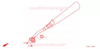 SILENCIEUX D'ECHAPPEMENT (NF100/M/DM/MDM) pour Honda WAVE 100 M, Kick start de 2004