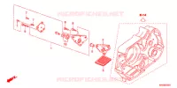 POMPE A HUILE pour Honda WAVE 100 MDM, Electric start de 2005
