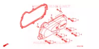 COUVERCLE GAUCHE pour Honda TODAY 50 de 2009