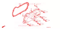 COUVERCLE GAUCHE pour Honda TODAY 50 de 2009