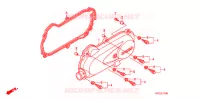 COUVERCLE GAUCHE pour Honda TODAY 50 F SPECIAL de 2009