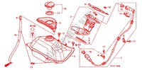 RESERVOIR A CARBURANT   POMPE A ESSENCE (NFS501SH7/8/9/A) pour Honda TODAY 50 de 2010