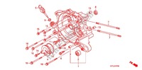 CARTER DE VILEBREQUIN DROIT pour Honda TODAY 50 F SPECIAL de 2012