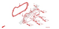 COUVERCLE GAUCHE pour Honda TODAY 50 F SPECIAL de 2012
