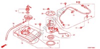 RESERVOIR A CARBURANT pour Honda LEAD 110 EX SPECIAL COLOR de 2010
