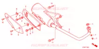 SILENCIEUX D'ECHAPPEMENT pour Honda LEAD 110 EX SPECIAL COLOR de 2009