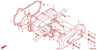 COUVERCLE GAUCHE pour Honda LEAD 110 EX SILVER de 2012