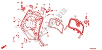 PROTEGE JAMBES pour Honda LEAD 110 EX SILVER de 2012
