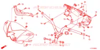 GUIDON   CARENAGE pour Honda LEAD 125 de 2014