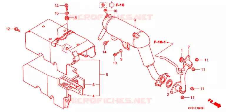 SILENCIEUX D'ECHAPPEMENT Honda SCOOTER 50 GYRO 2002  NJ50M2
