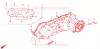 COUVERCLE GAUCHE pour Honda 50 GYRO X POST OFFICE de 2005