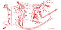 LEVIER DE GUIDON   CABLE   COMMODO pour Honda 50 GYRO X POST OFFICE de 2005