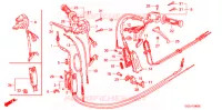 LEVIER DE GUIDON   CABLE   COMMODO pour Honda 50 GYRO X STANDARD de 2007