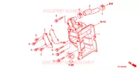 SUPPORT RADIATEUR pour Honda 50 GYRO X POST OFFICE de 2014