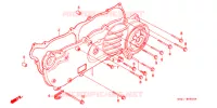 COUVERCLE GAUCHE pour Honda 50 GYRO X de 1985