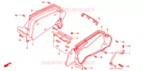 PLAQUE PROTECTRICE pour Honda 50 GYRO X de 1985