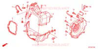 OUIES DE RADIATEUR pour Honda TODAY 50 SPECIAL de 2008