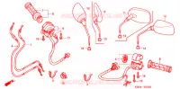 COMMODO   LEVIER   CABLE pour Honda REFLEX 250 de 2006