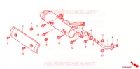 SILENCIEUX D'ECHAPPEMENT pour Honda REFLEX 250 de 2007