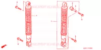 AMORTISSEUR ARRIERE pour Honda FORZA 250 Z ABS de 2007