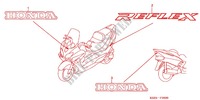 AUTOCOLLANTS pour Honda REFLEX 250 ABS de 2006