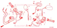 COMMODO   CABLE   RETROVISEUR pour Honda FORZA 250 Z ABS AUDIO SPECIAL EDITION de 2008