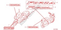 AUTOCOLLANTS pour Honda FORZA 250 Z ABS AUDIO de 2010