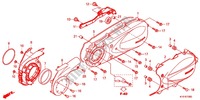 CARTER MOTEUR GAUCHE pour Honda FORZA 250 Z SI ABS de 2013