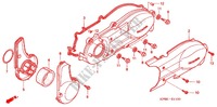 CARTER MOTEUR GAUCHE pour Honda REFLEX 250 SPORT ABS RED de 2007