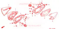 CLIGNOTANT pour Honda FORZA 250 ABS de 2001
