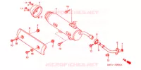 SILENCIEUX D'ECHAPPEMENT pour Honda FORZA 250 X de 2006