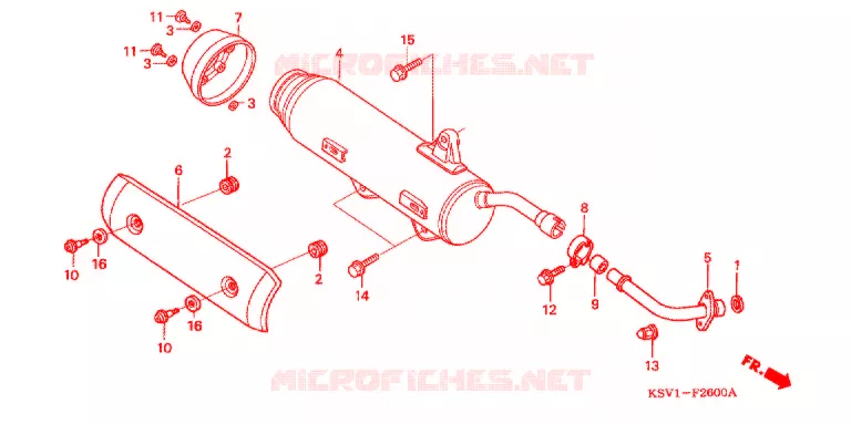 SILENCIEUX D'ECHAPPEMENT Honda SCOOTER 250 FORZA 2006  NSS250C6