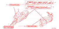 AUTOCOLLANTS pour Honda FORZA 250 Z SPECIAL EDITION de 2008