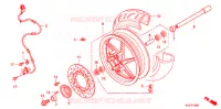ROUE AVANT pour Honda FORZA 250 Z de 2009