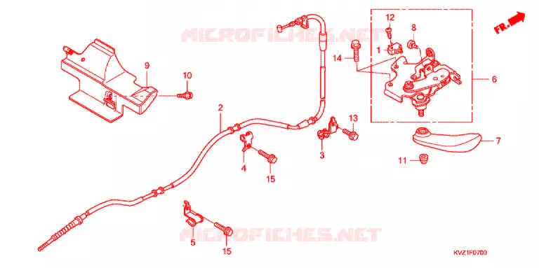 FREIN DE STATIONNEMENT Honda SCOOTER 250 FORZA 2009  NSS250D9